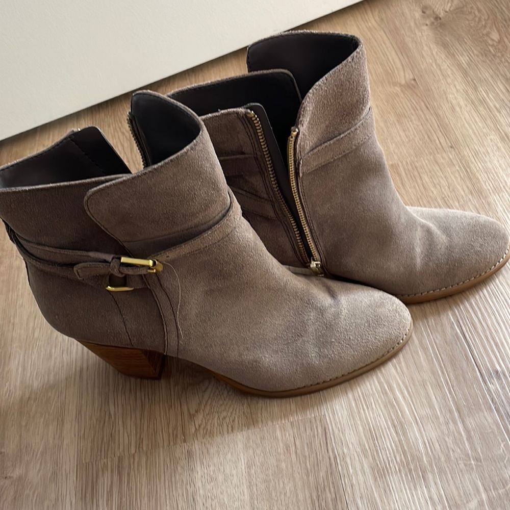 Ralph Lauren suede boots, size 10B